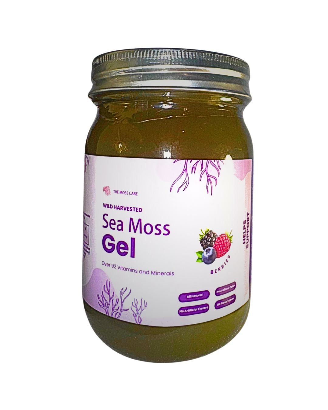 (NEW)Sea Moss Gel - Mixed Berries (15oz)