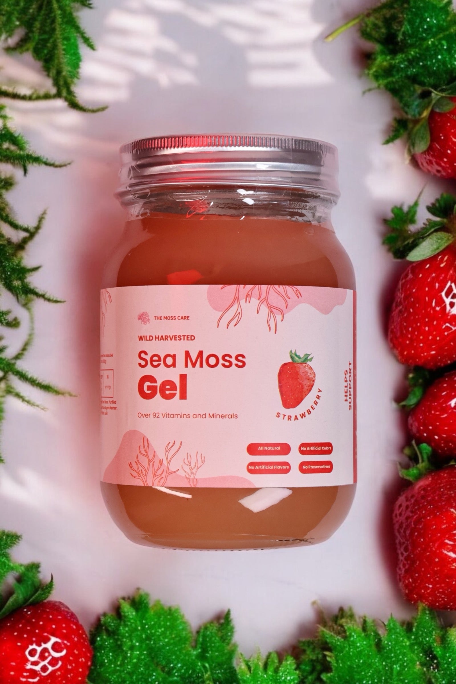 Sea Moss Gel - Strawberry